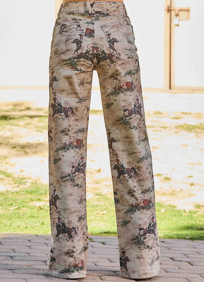 z   Cowboy Wide Leg Jeans
