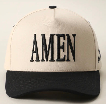 z   Two-Tone AMEN Trucker Cap back