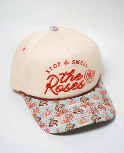 Smell the Roses Canvas Cap
