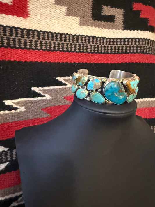 Turquoise Multi Stone Cuff