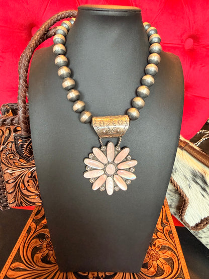 Pink Opal Star Pendant