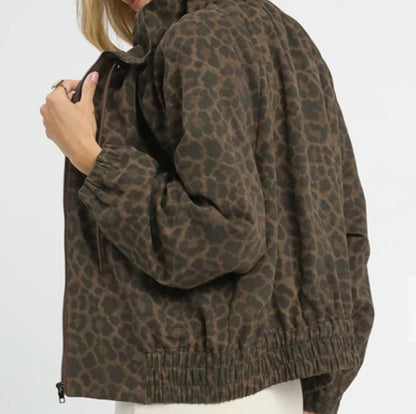z   Leopard Print Jacket