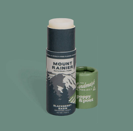 LB   Poppy & Pout Lip Balm Mount Rainier Blackberry Basin