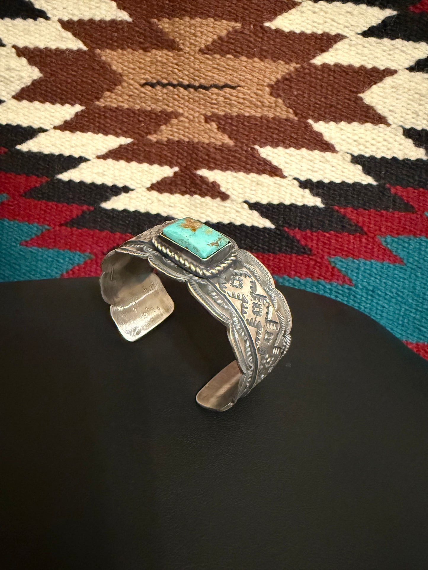 Sterling Silve and Royston Turquoise Cuff