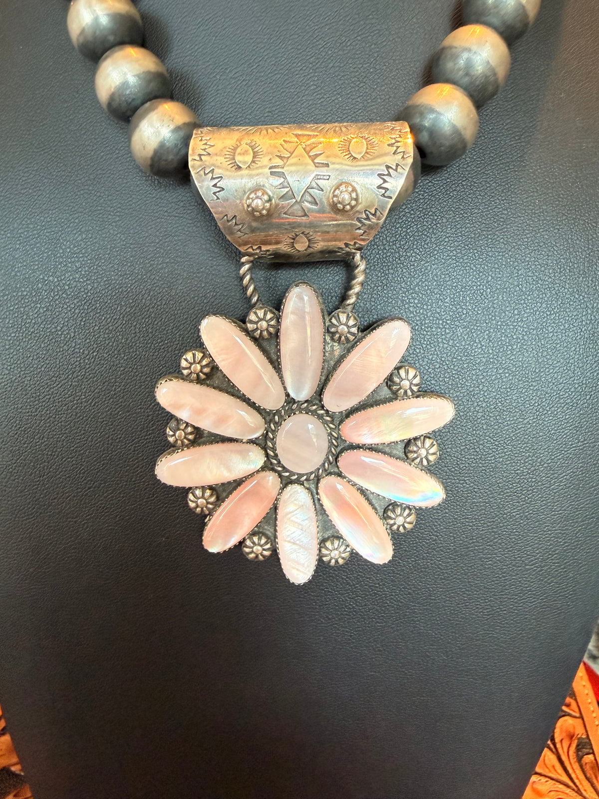 Pink Opal Star Pendant