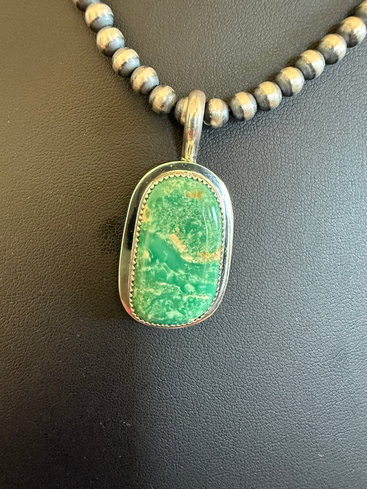 Sterling Silver Carico Lake Pendant By Rumardo Coriz