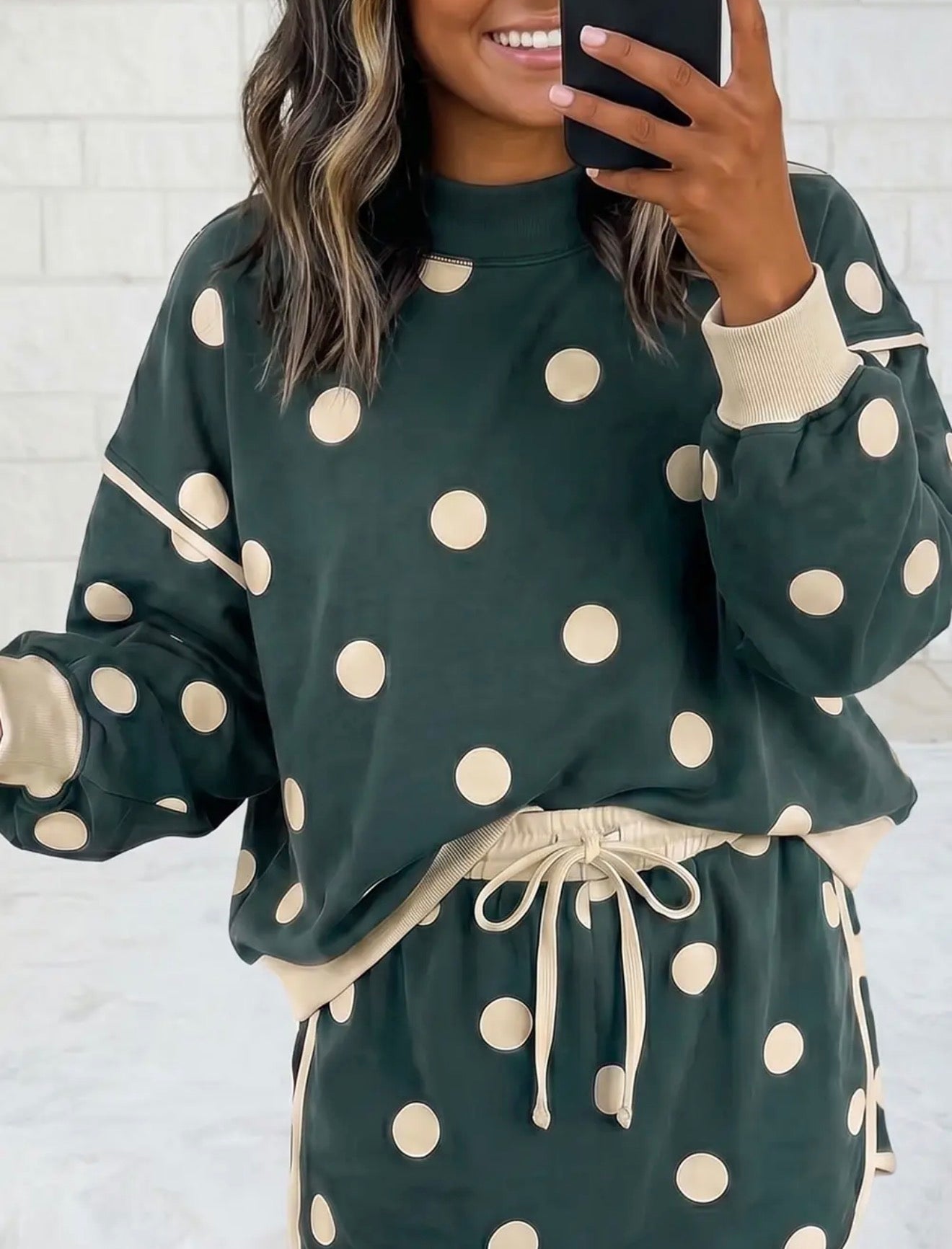 z   Polka Dot Skort Set