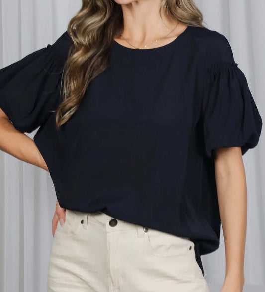 z   Simplicity with a Puff Sleeve Top