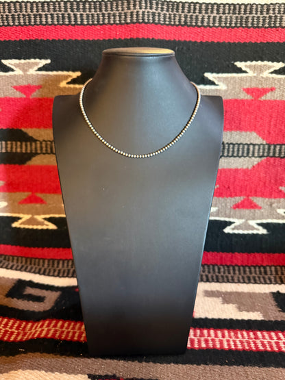 3mm Navajo Pearl Necklace 16" Long