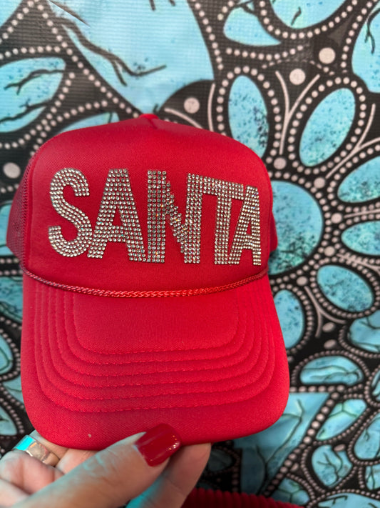 Bling Santa Cap