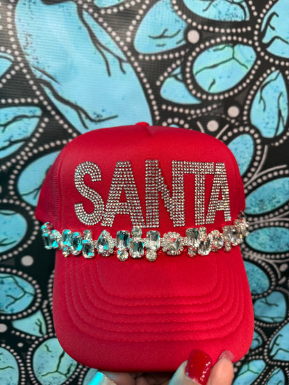 Bling Santa Cap