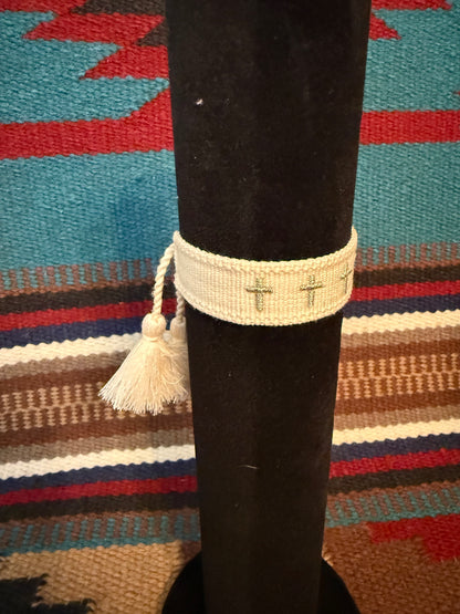 Cross Tassel Bracelet