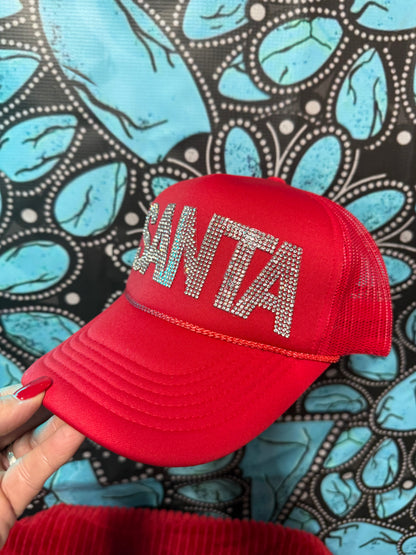 Bling Santa Cap