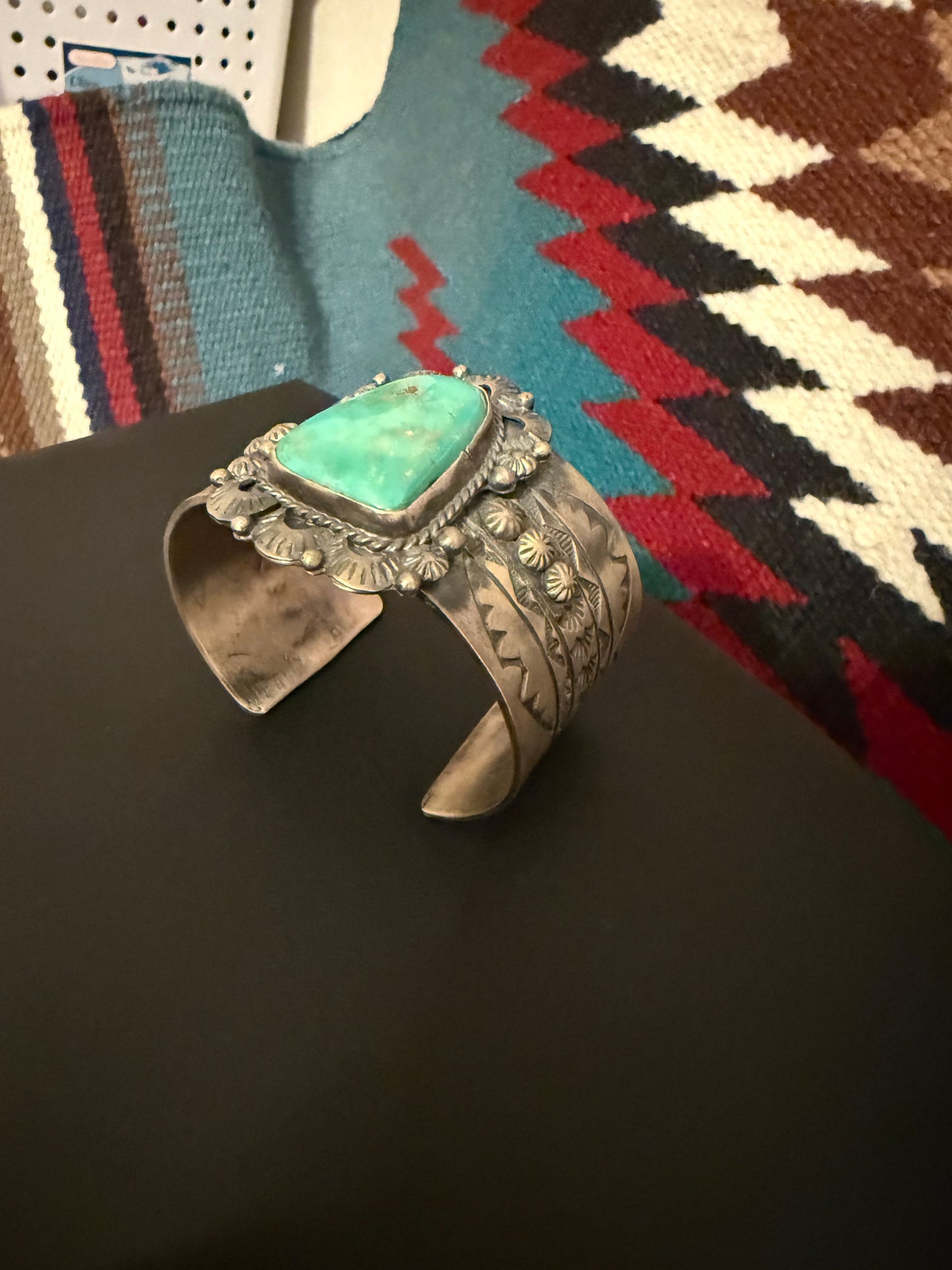 Sterling Silver and Turquoise Cuff