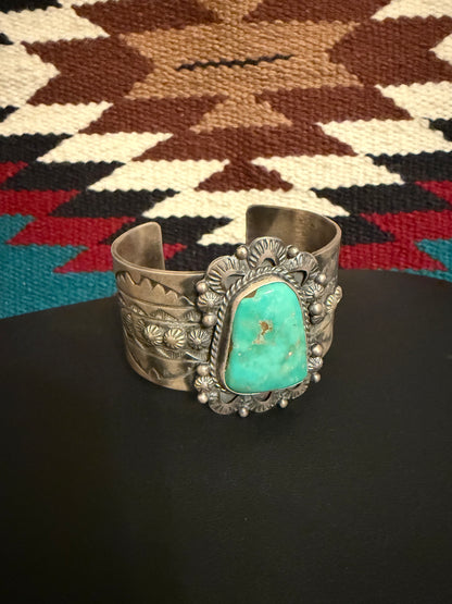 Sterling Silver and Turquoise Cuff