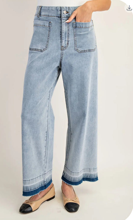 z   Mineral Washed Denim Jeans