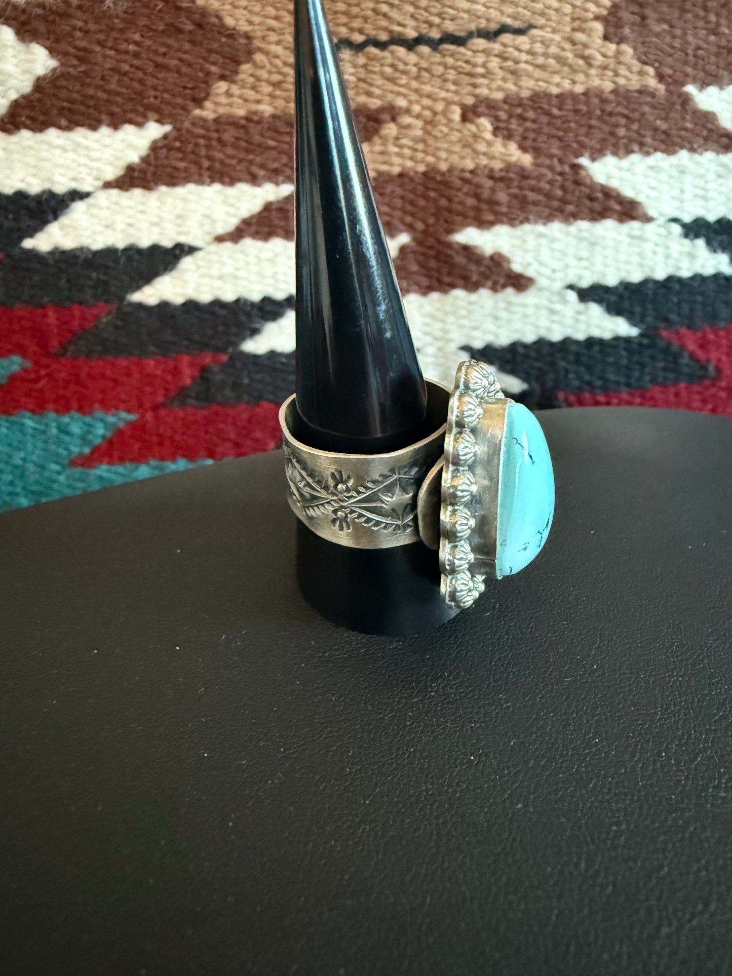 Sterling Silver and Turquoise Ring