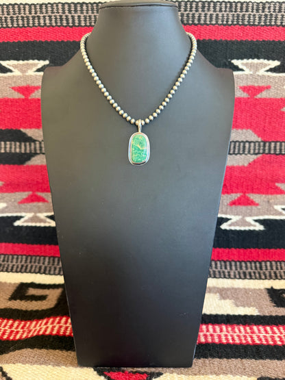 Sterling Silver Carico Lake Pendant By Rumardo Coriz