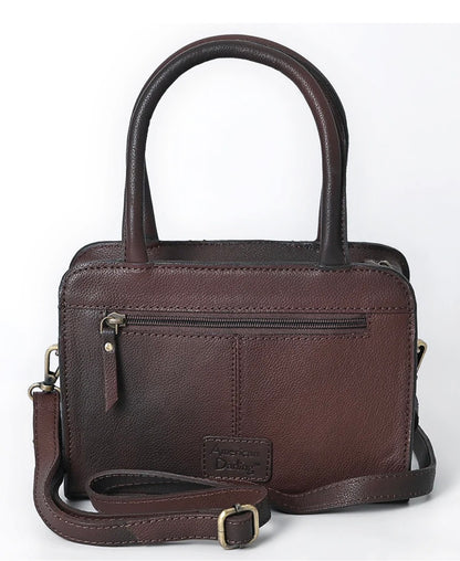 American Darling Hand Tooled Hair-On Cowhide Tote Bag