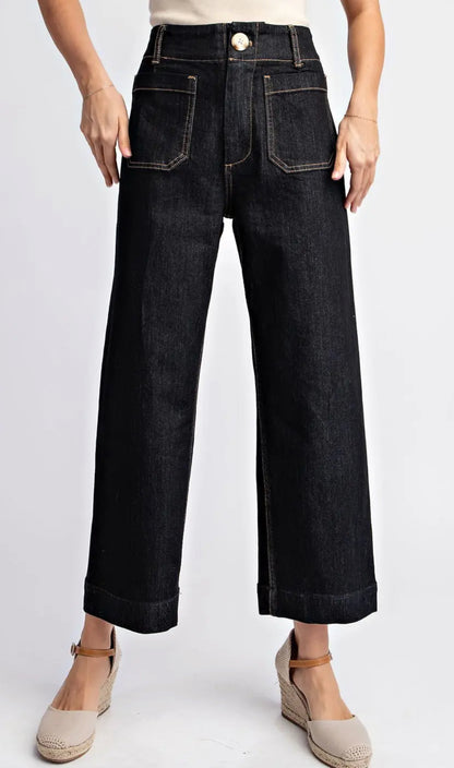 z   Cropped Straight Leg Pants