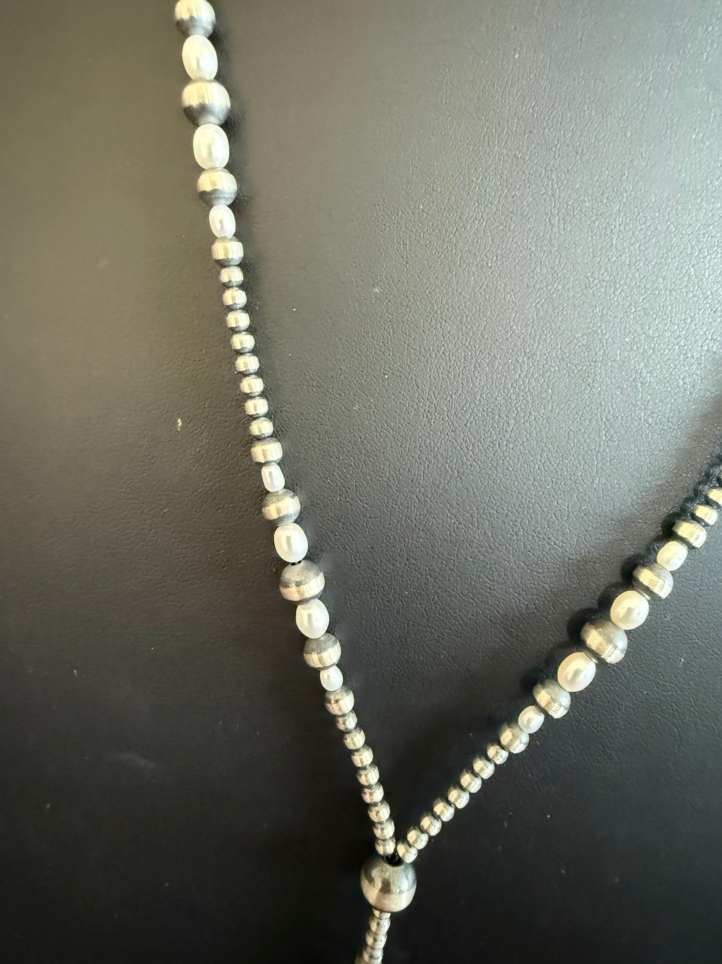 Sterling Silver and Fresh Water Pearl Lariat