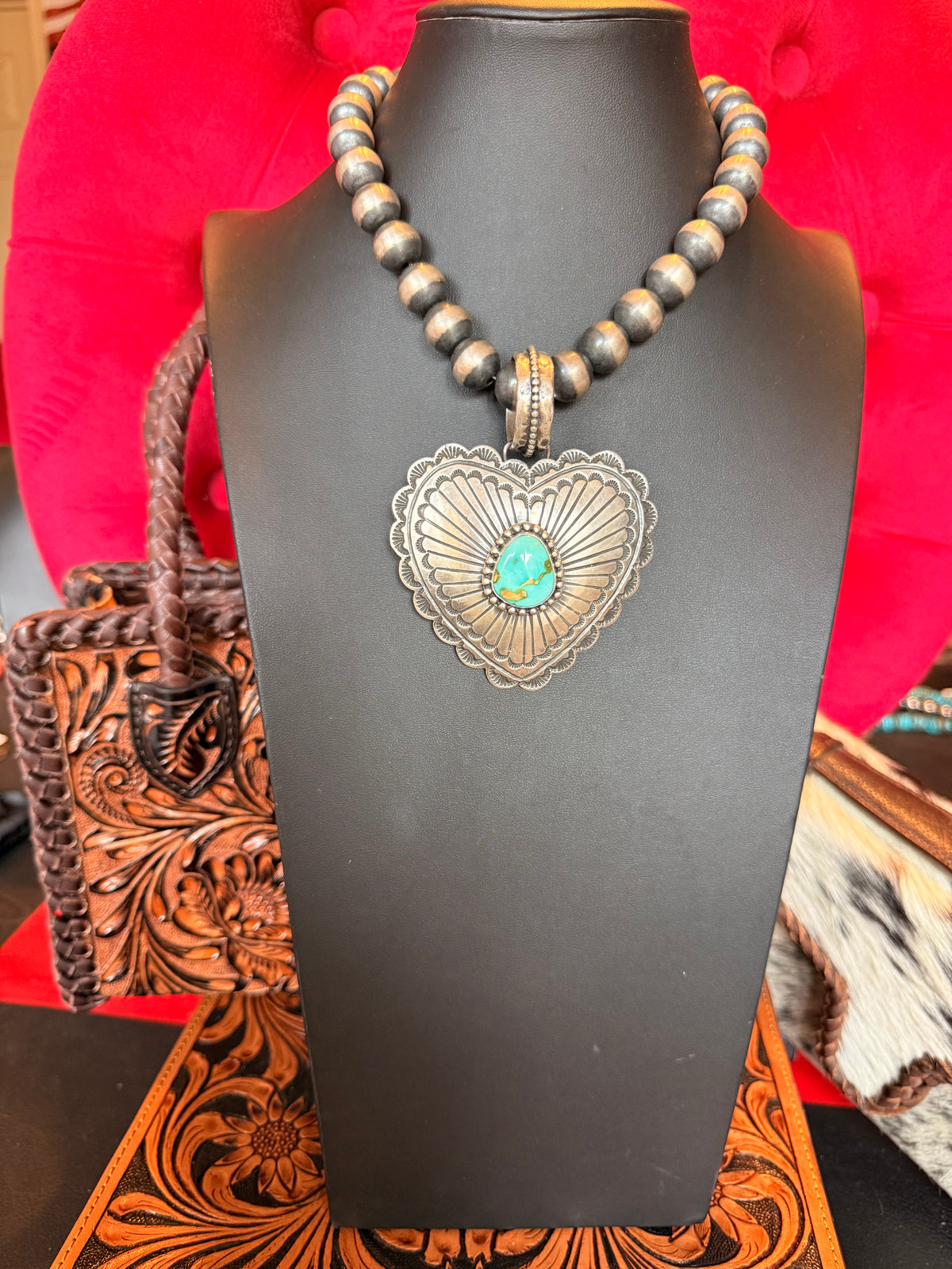 Sterling Silver Heart Pendant By Charles Johnson