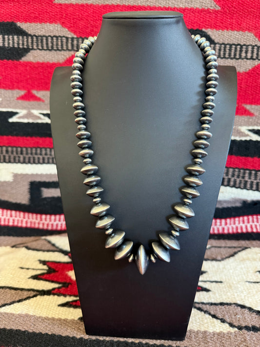 Handmade Navajo Pearl Necklace By Tonisha Haley 24"Long