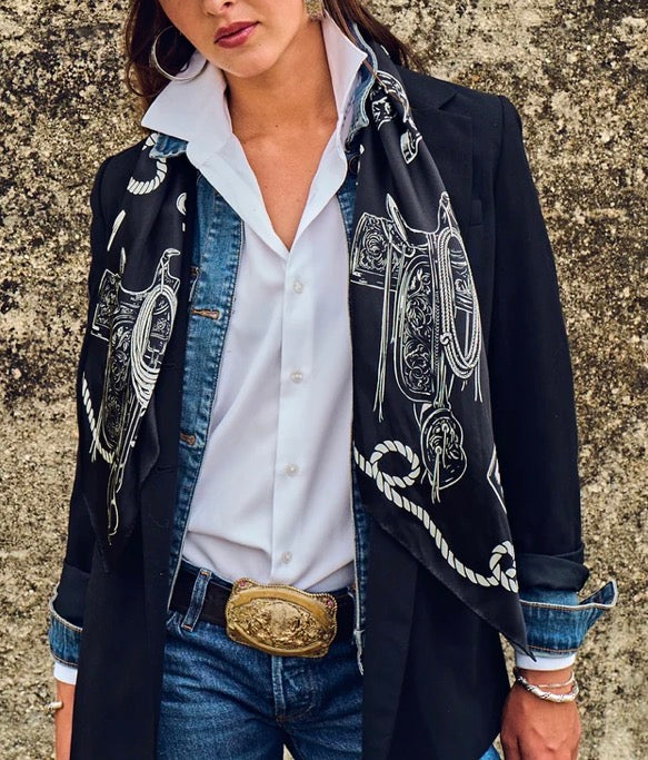 Hi Yo Silver - Silk Scarf