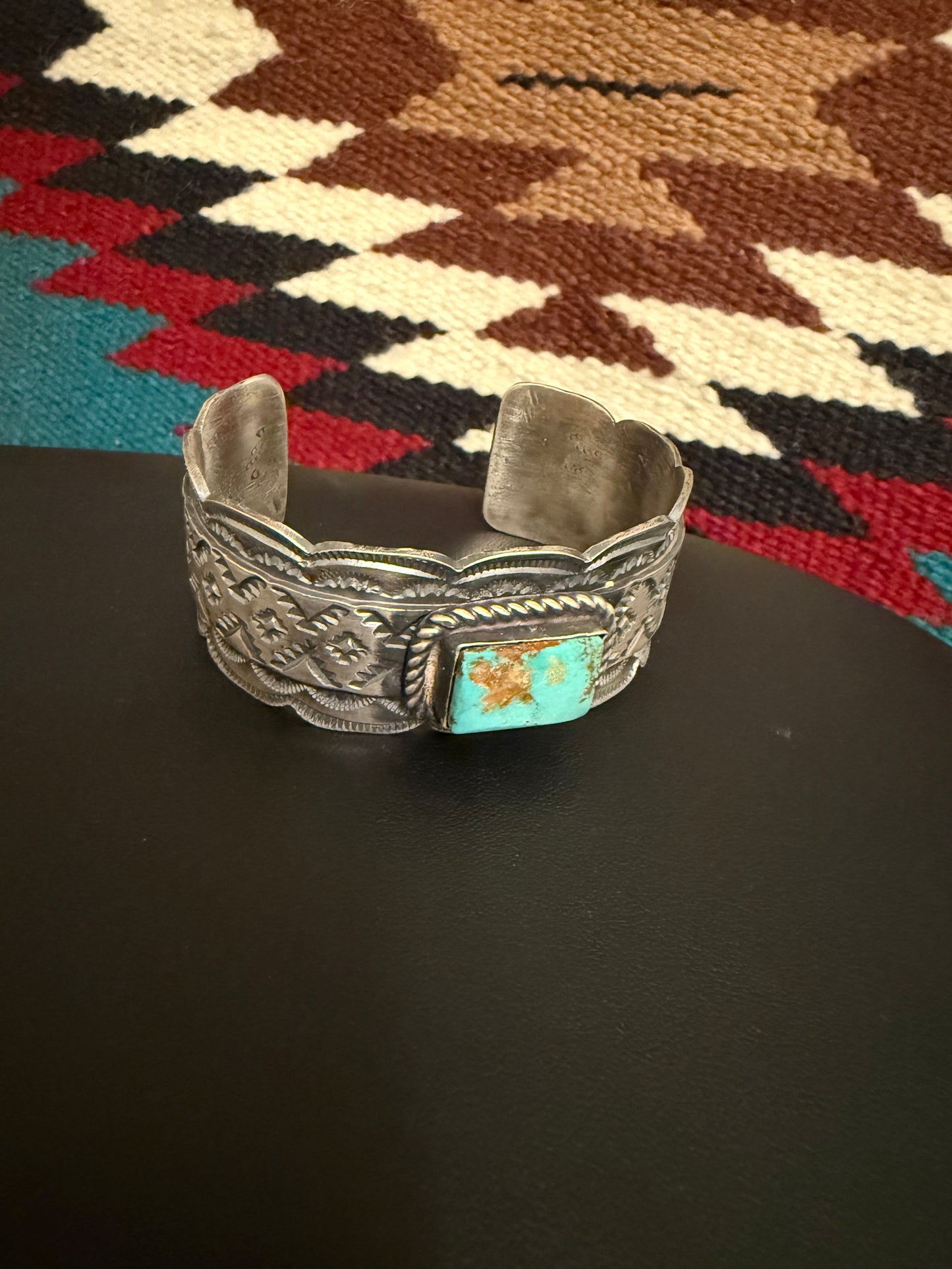 Sterling Silve and Royston Turquoise Cuff