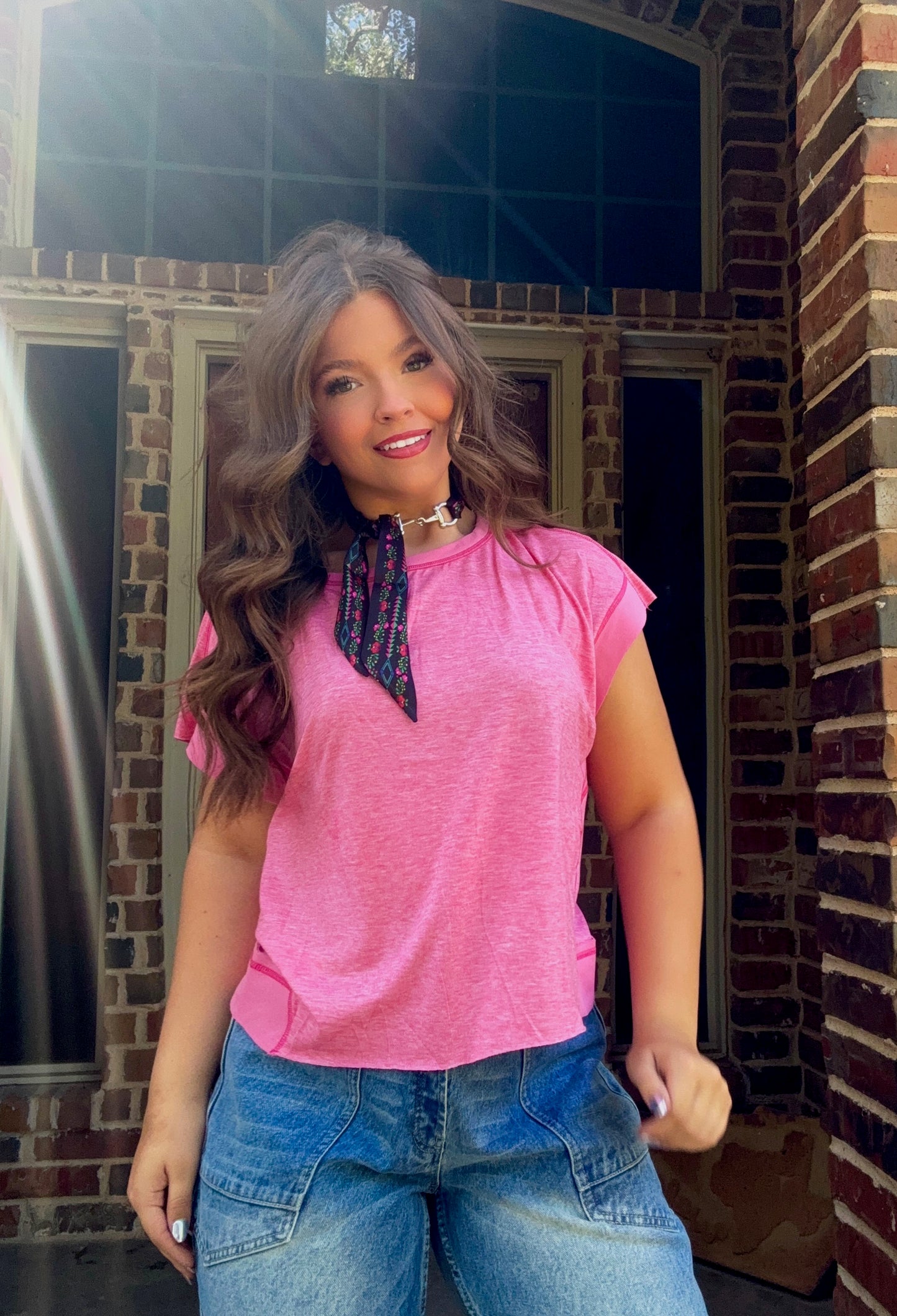 z   Wrapped Cutout Back Short Sleeve Top