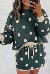 z   Polka Dot Skort Set