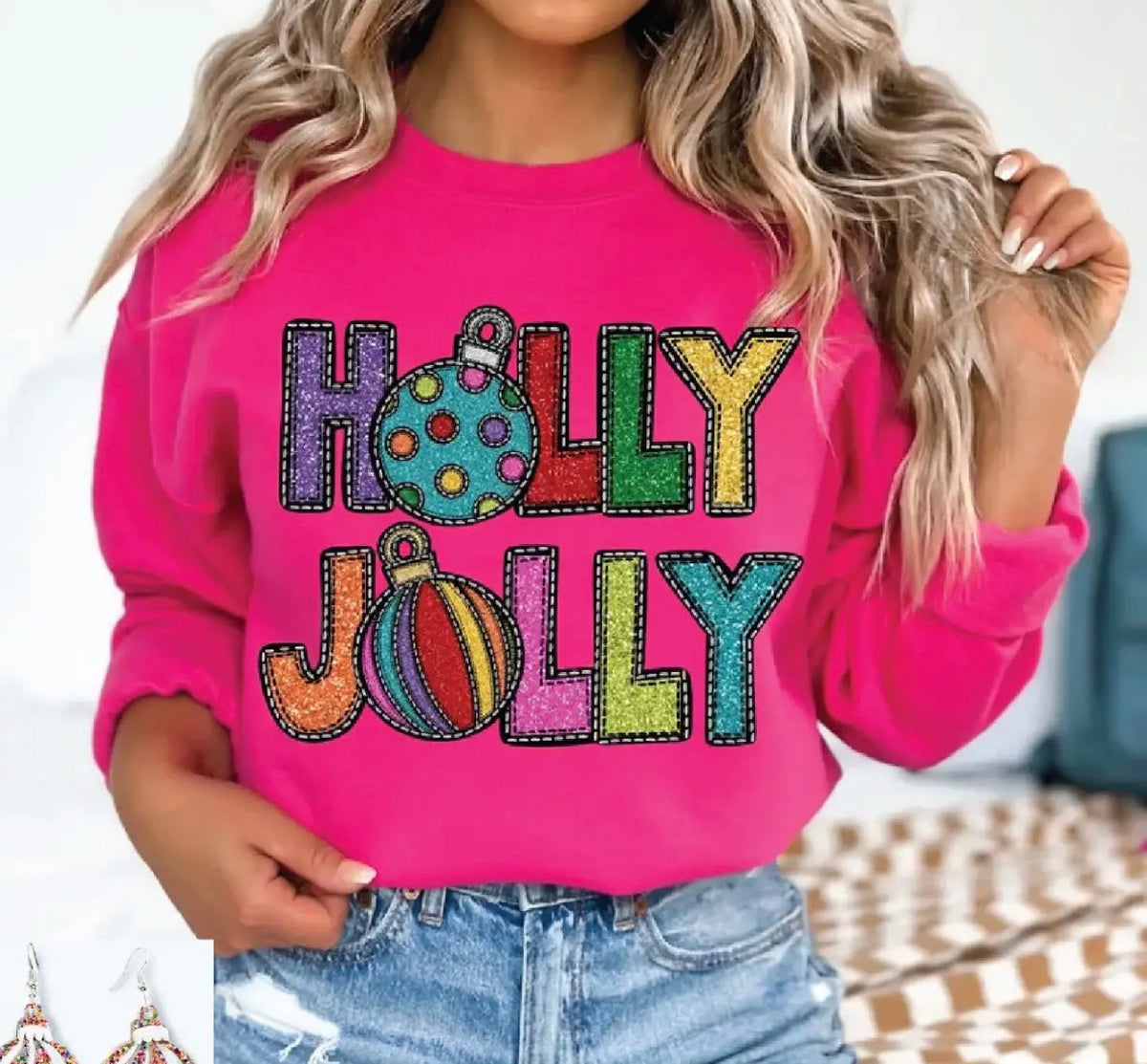 z   Holly Jolly Crewneck