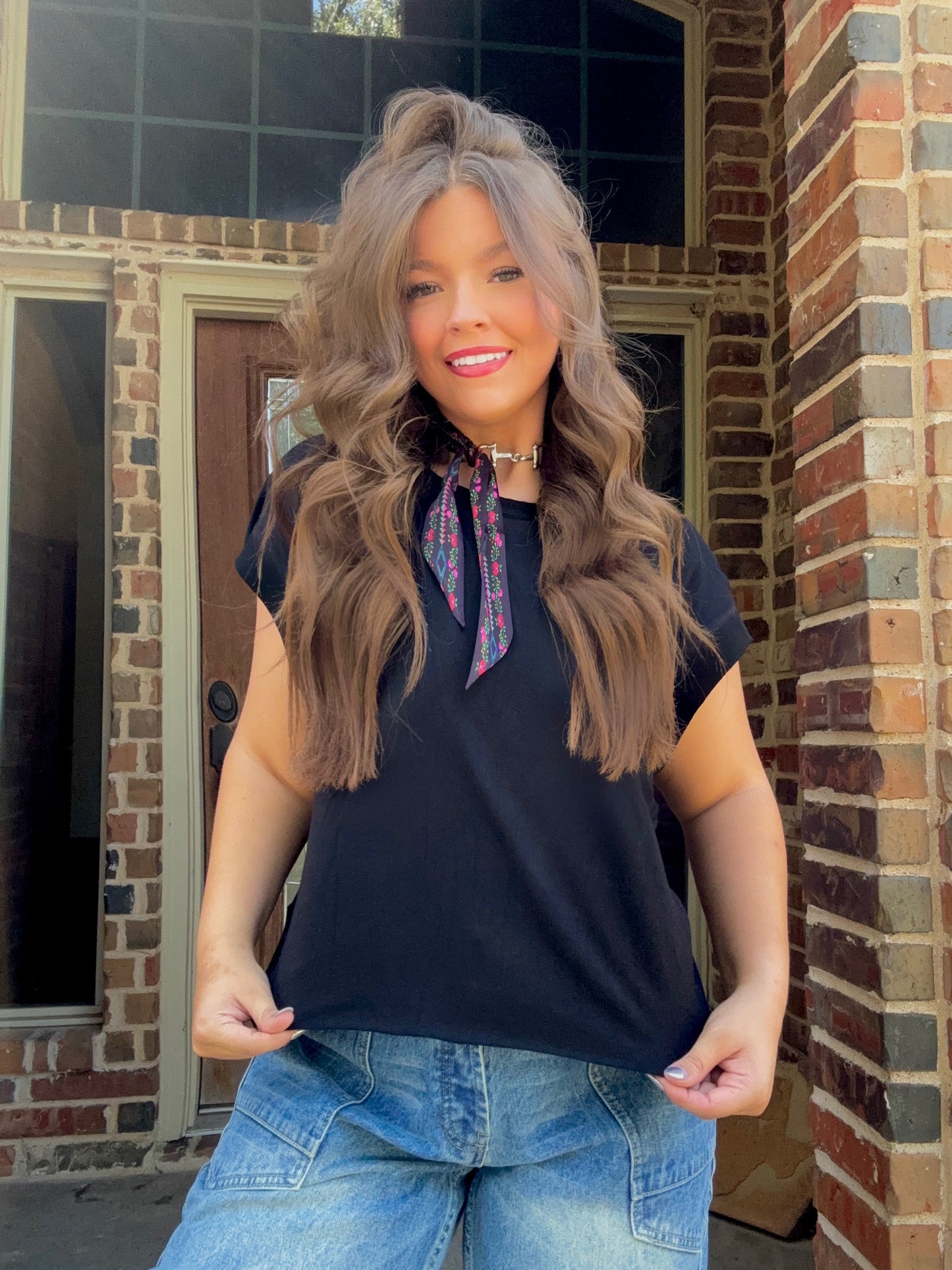 z   Wrapped Cutout Back Short Sleeve Top