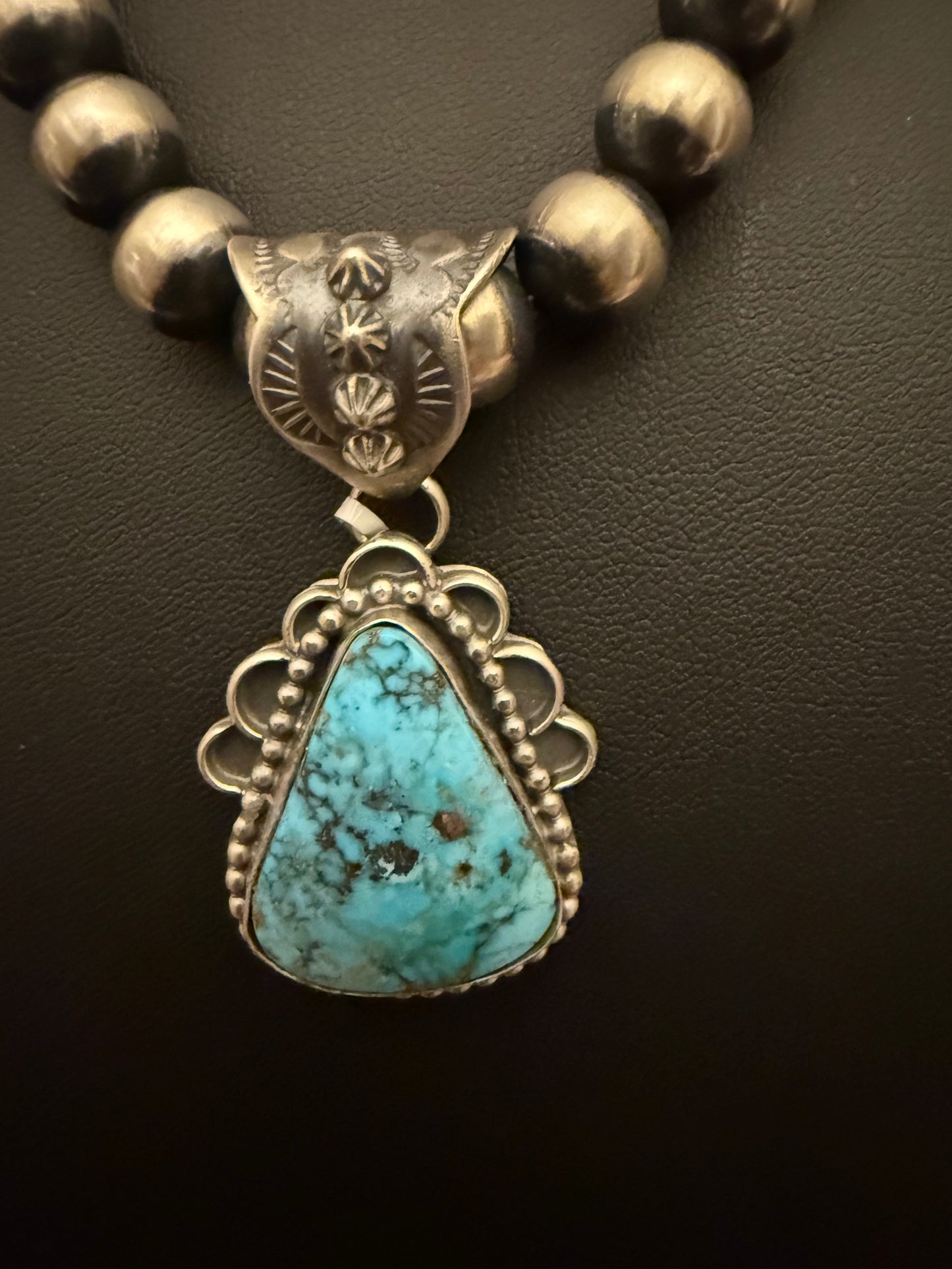 Sterling Silver Turquoise Pendant